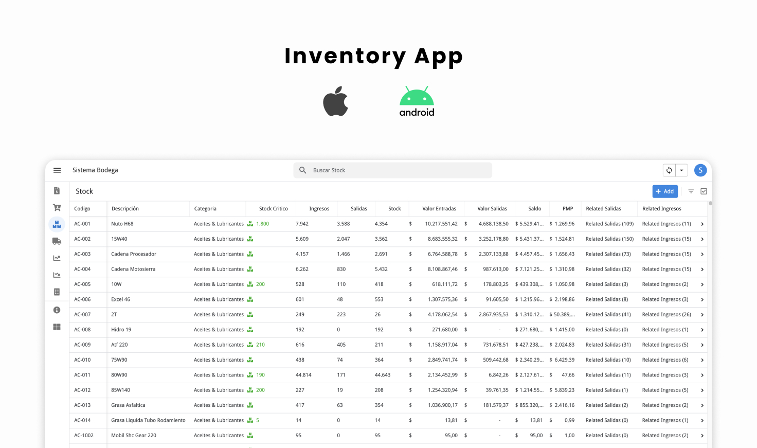 Improve your inventory management with this system.